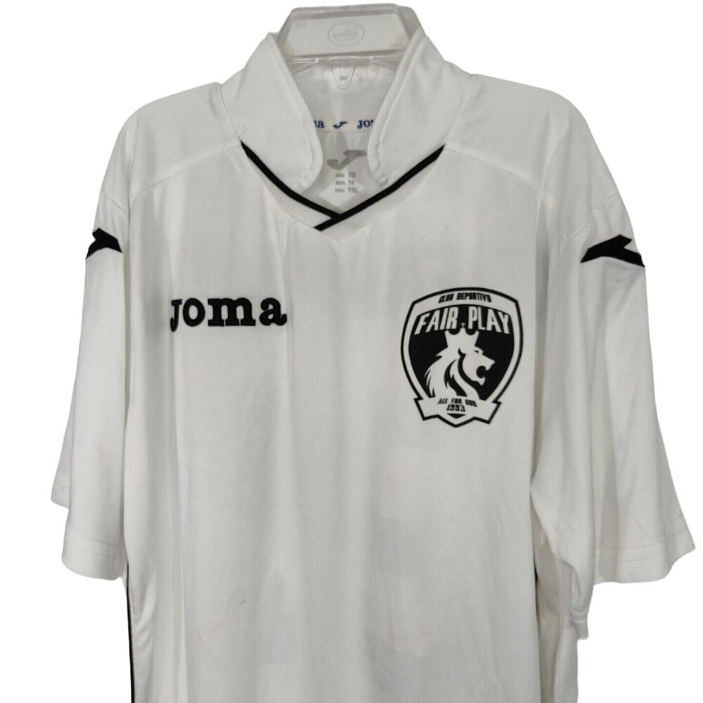 Joma CD Fair Play Soccer Jersey Club Deportivo Boys Girls Size YXL Short Sleeve